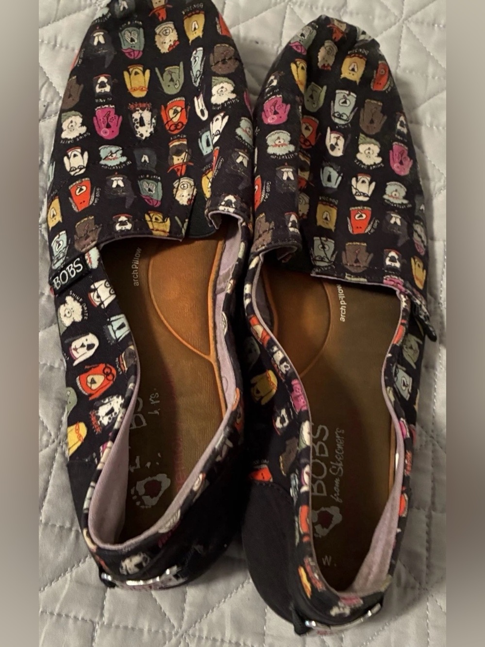 BOB’S Canvas Dog Shoes! Size 10 Puppy Tennis Slip-Ons Pups for your Feet Pooch!